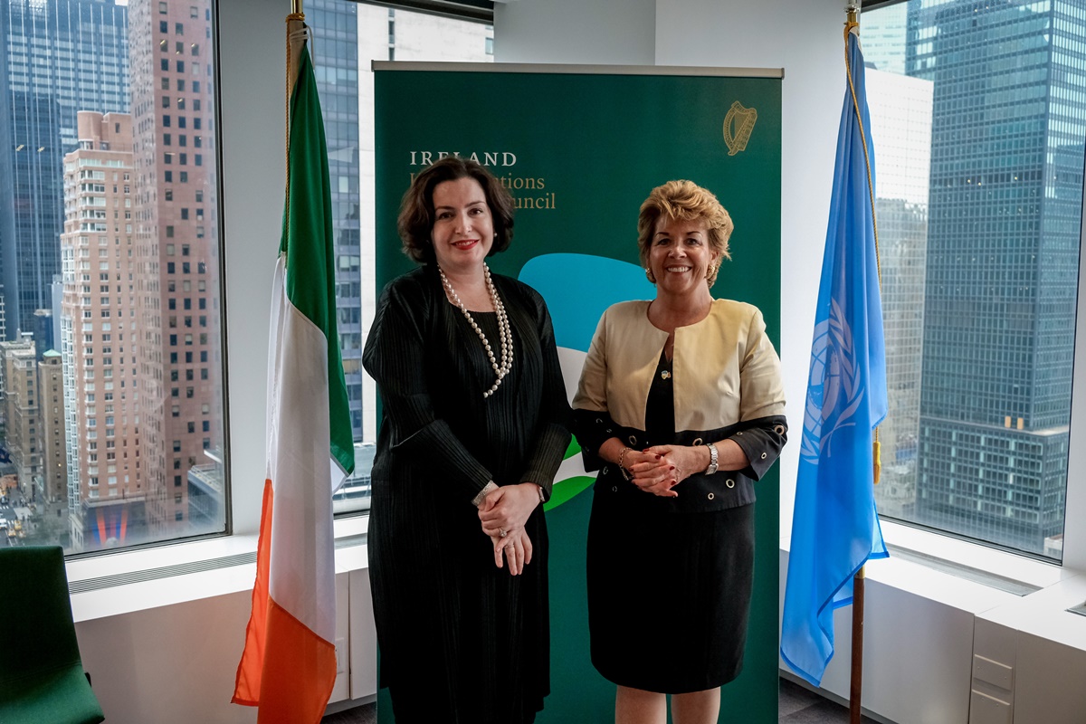 Francesca McDonagh and Geraldine Byrne Nason