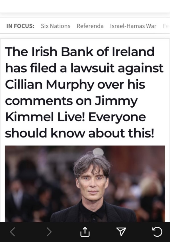 False News Article