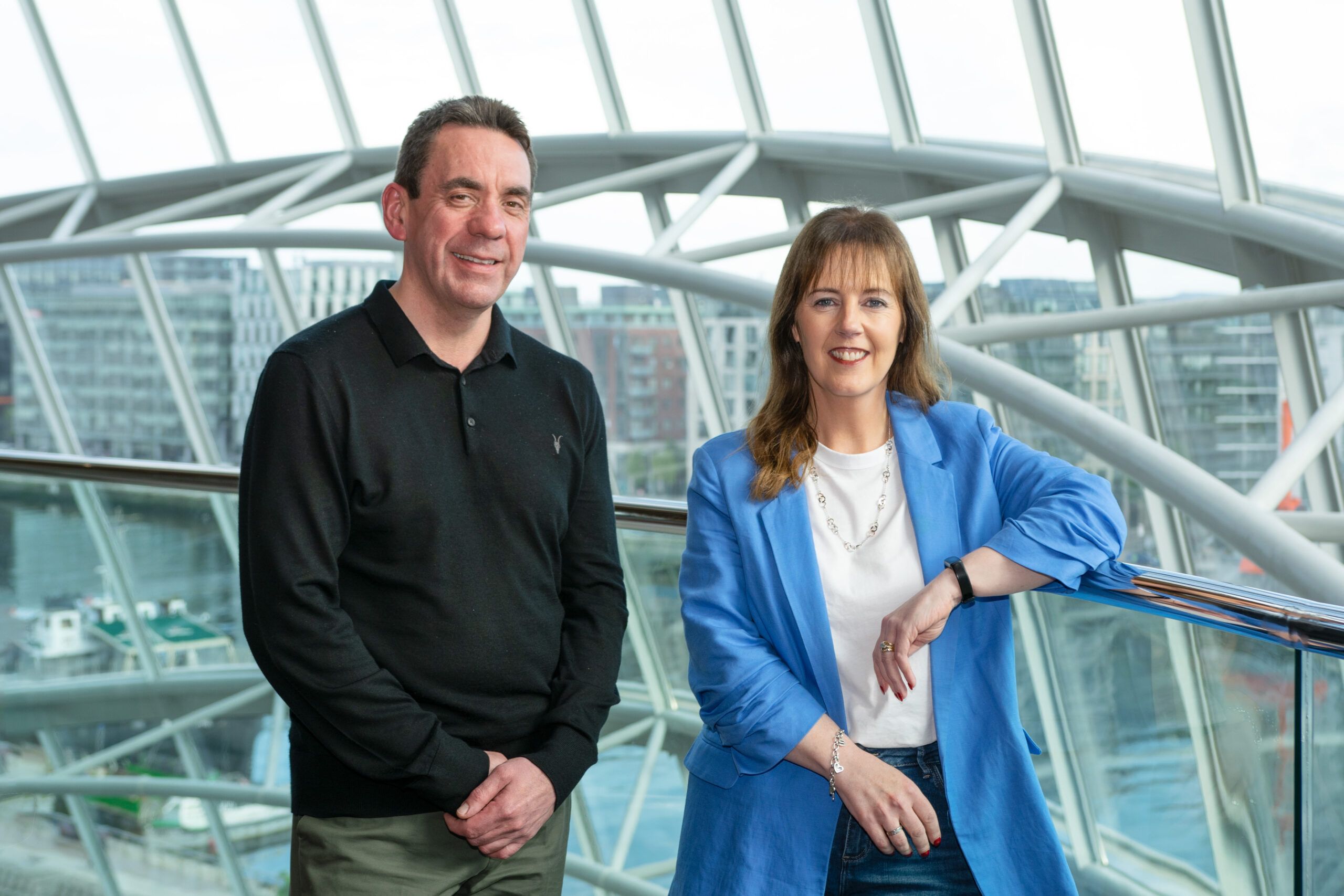Pictured above Myles O’Grady and Áine McCleary
